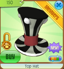 top hats animal jam