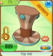 top hats animal jam