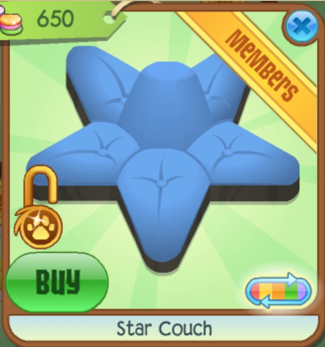 Star Couch Animal Jam Item Worth Wiki FANDOM powered by Wikia