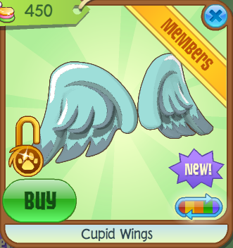 animal jam cupid wings