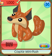 animal jam coyote plush