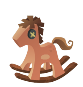 animal jam rocking horse