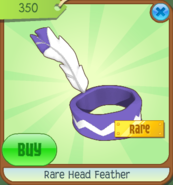 animal jam head feather