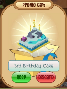 Animal Jam 3rd Birthday Cake Worth