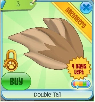 Animal Jam Double Tail Worth
