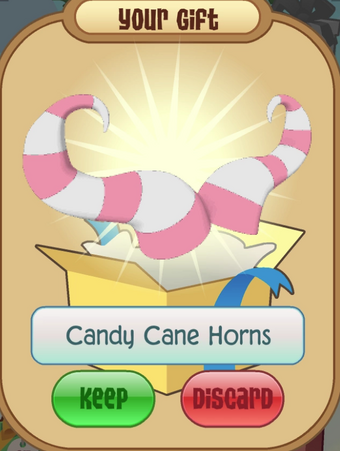 Animal Jam Candy Cane Horns