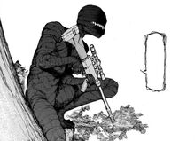 Ajin tanaka's ghost with sniper