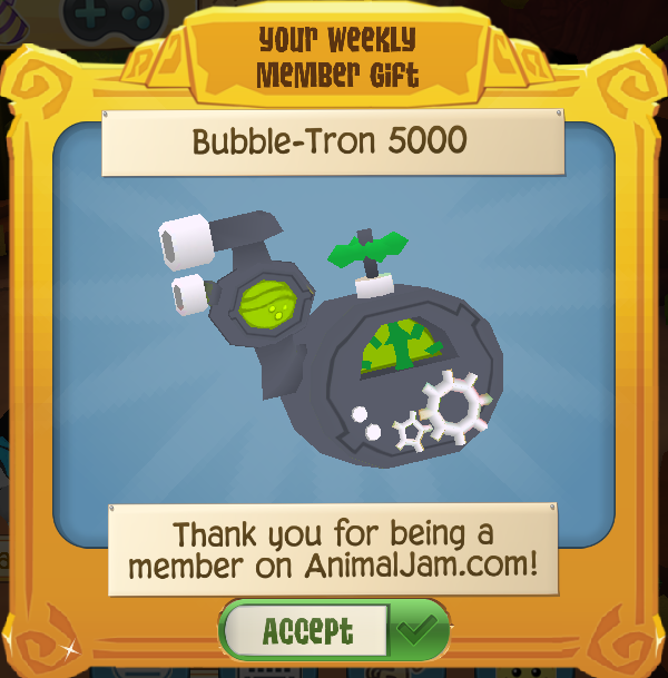 Animal Jam Bubble Tron 5000 Worth