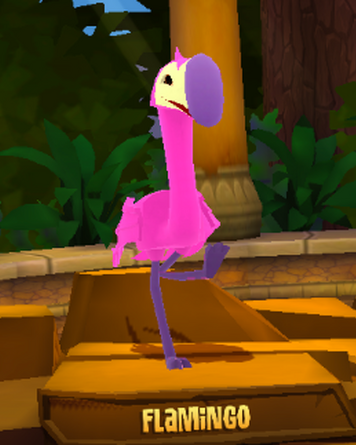 Flamingo Doing Default Dance