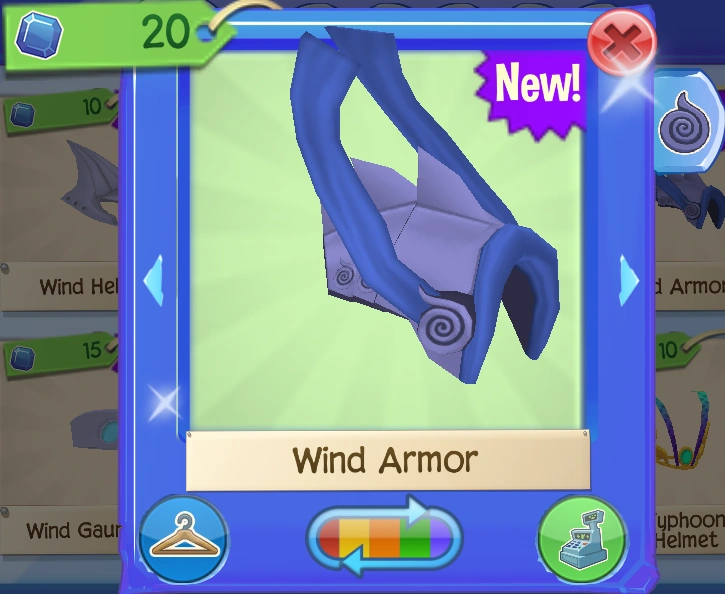 Wind Armor Play Wild Wiki Fandom