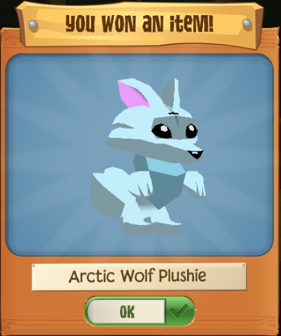 exclusive arctic wolf plushie aj