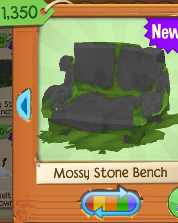 Mossy Stone Bench Play Wild Wiki Fandom