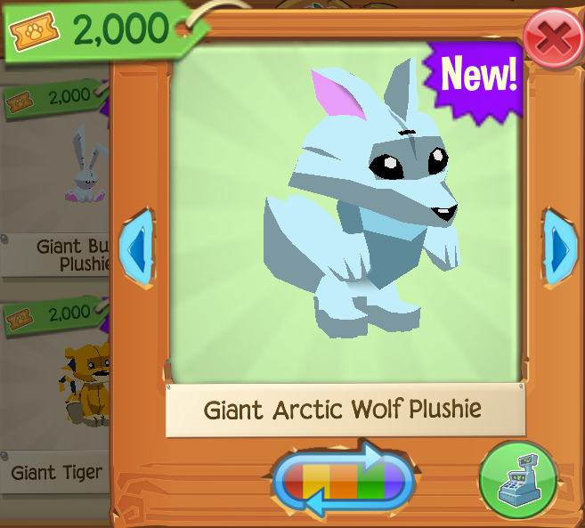 giant wolf plushie