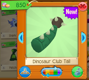 dinosaur with shell and club tail