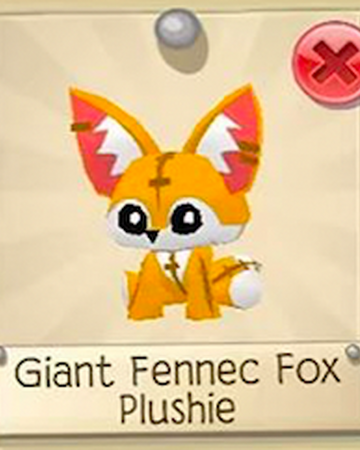 giant fox plushie