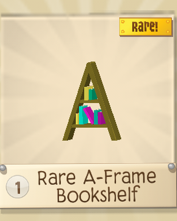 Rare A Frame Bookshelf Play Wild Wiki Fandom