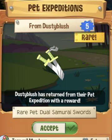 Rare Pet Dual Samurai Swords Play Wild Wiki Fandom