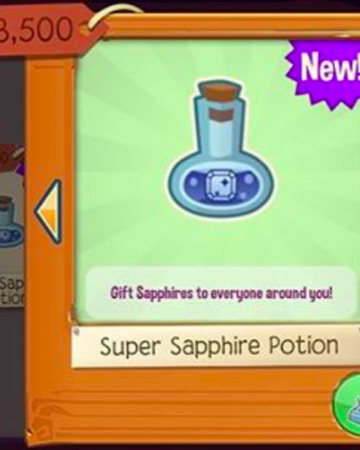Super Sapphire Potion Play Wild Wiki Fandom