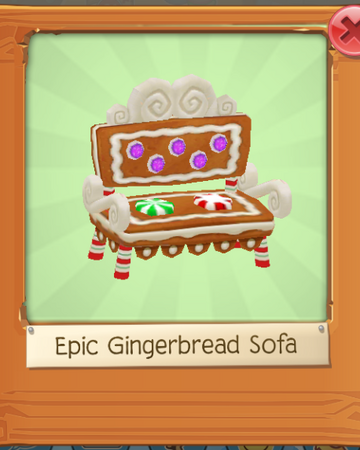 Epic Gingerbread Sofa Play Wild Wiki Fandom
