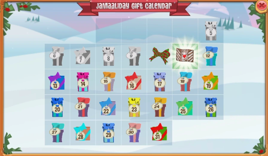 Jamaaliday Gift Calendar 2015 | Play Wild Wiki | FANDOM powered by Wikia Jamaaliday Gift Calendar 2015 | Play Wild Wiki | FANDOM powered by Wikia