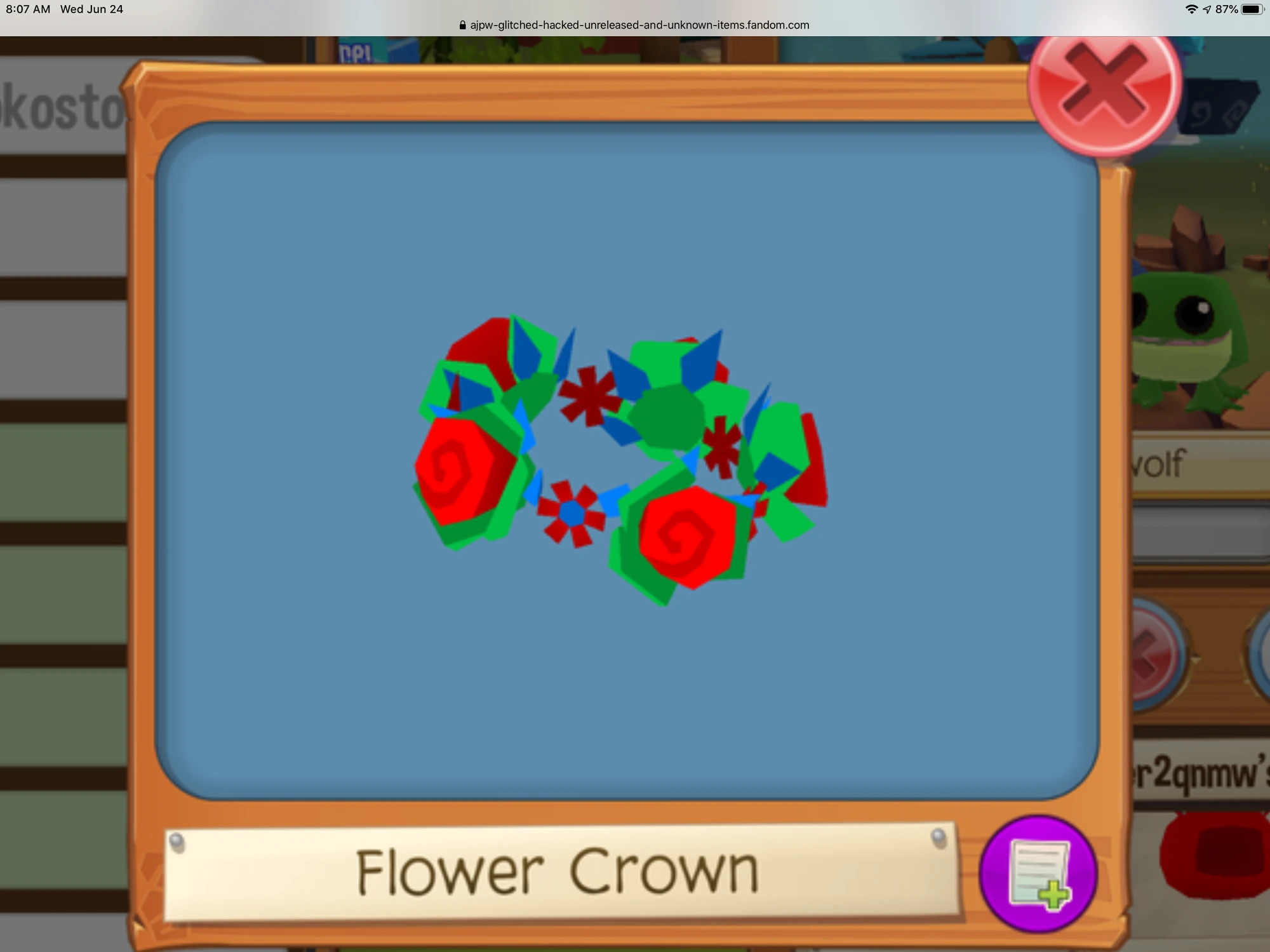 Osrs flower crown