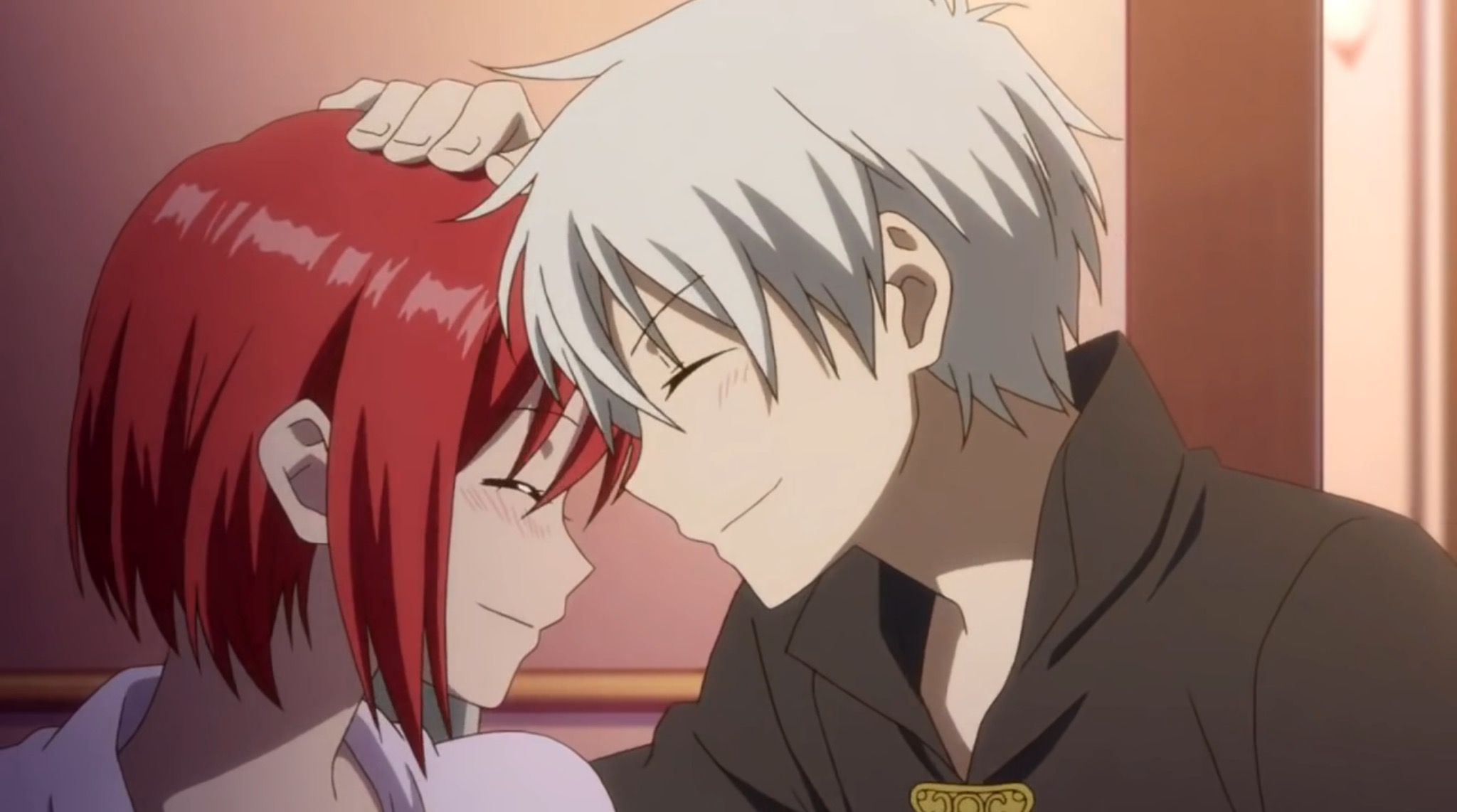 Shirayuki Tomoe поцелуй