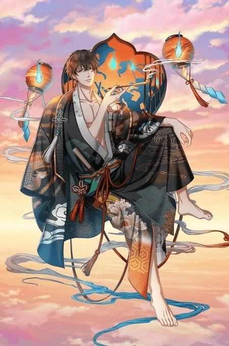 Kibi no Makibi (Love Tryst) Reciting With You in the Glowing Red