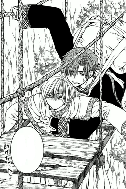 Image - Jae-Ha saves Kija on the suspension bridge.png Image - Jae-Ha saves Kija on the suspension bridge.png