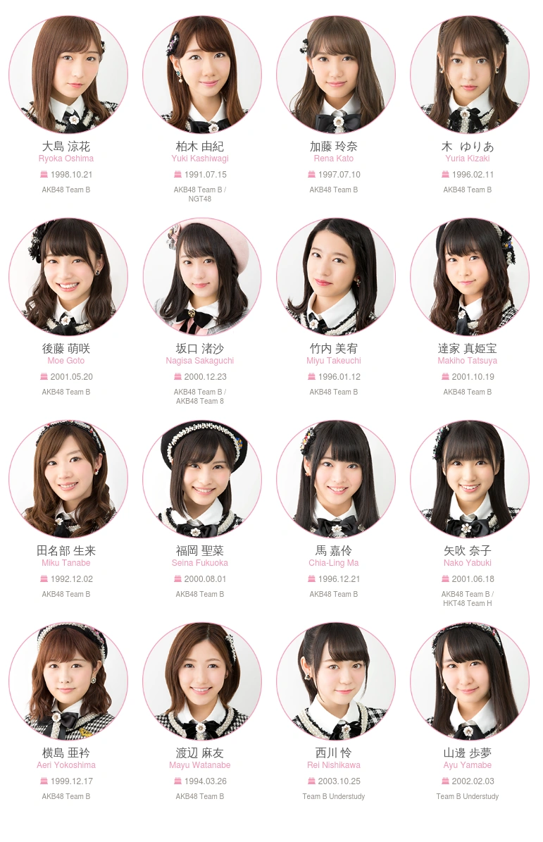 Image - AKB48 Team B 2017.png | AKB48 Wiki | FANDOM powered by Wikia