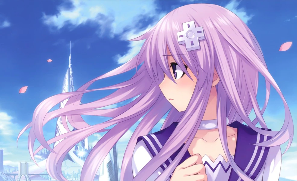 Pictures Of Anime Girl With Purple Hair