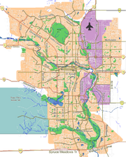Calgary street map