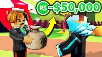 Playing Roblox As A Rich Noob And Letting People Take My Robux