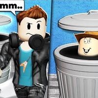 I Wore A Roblox Trash Can Outfit And They Couldn T Find Me Albertsstuff Wiki Fandom