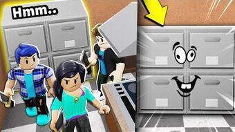 roblox flamingo hmm I Dressed Up As A Roblox Cabinet And No One Could Find Me