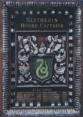 Slytherin Captains Plaque