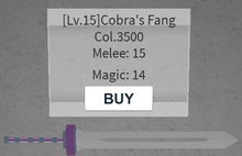Conbra's Fang