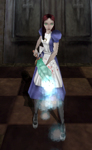 Alice with Ice Wand