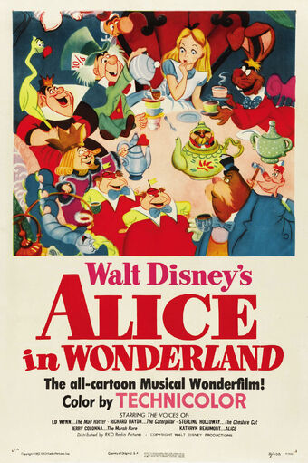Alice In Wonderland 1951 Alice In Wonderland Wiki Fandom