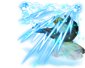Kavachan's lightning attack
