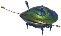 Iridescent flint beetle