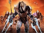 Arbiter with his Army