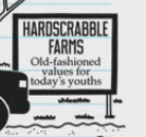 Hardscrabble Farms sign
