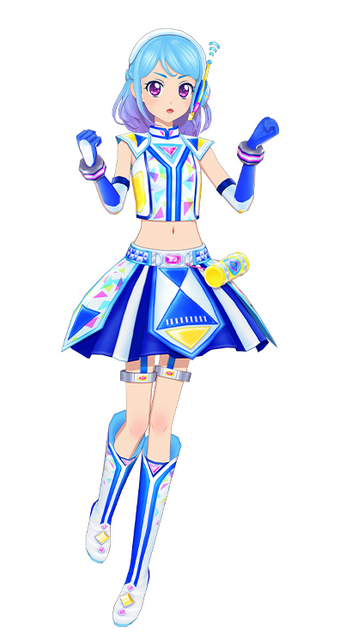 Three Goddess Aqua Coord All Aikatsu Wiki Fandom