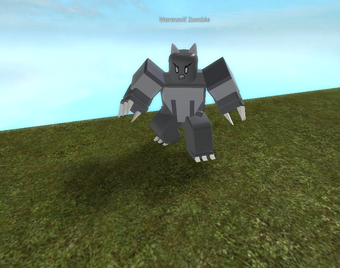 Werewolf Zombie All Out Zombies Wiki Fandom - boss mega nightfall zombie roblox