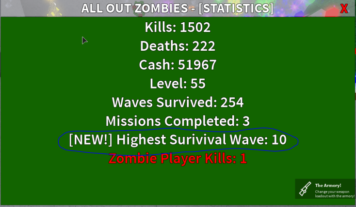 Updates All Out Zombies Wiki Fandom - i played the last secret phase of 1000 robux of speed run 4