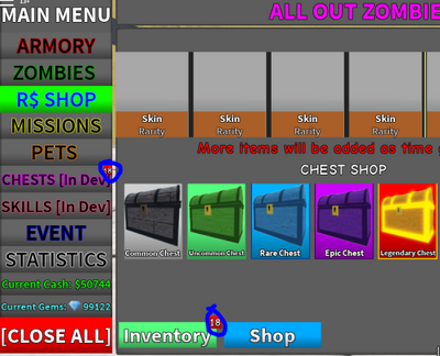 All Out Zombies Roblox Codes 2019