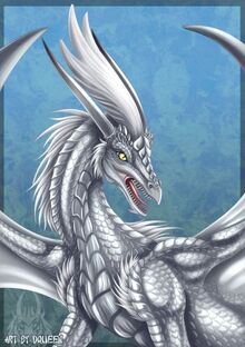 1318916808 silver dragon commission by drakainaqueen-d3463cf