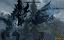 Skyrim-новая-расцветка-драконов