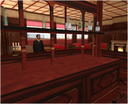 Stage bottle bar interior