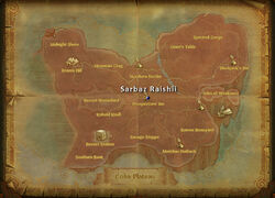 Sarbaz Raishii map